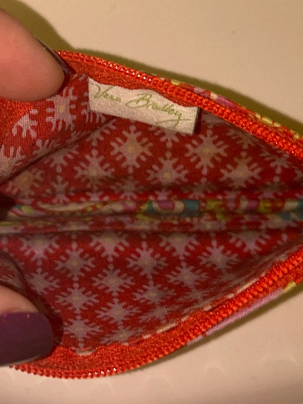 Vera Bradley Zip ID Case in the retired 